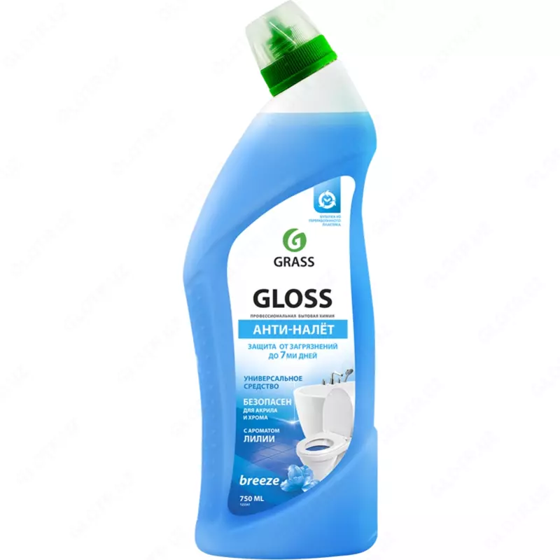 Чистящее средство против налета и ржавчины "Grass GLOSS BREEZE Анти-налет" 750мл - от {0} сум