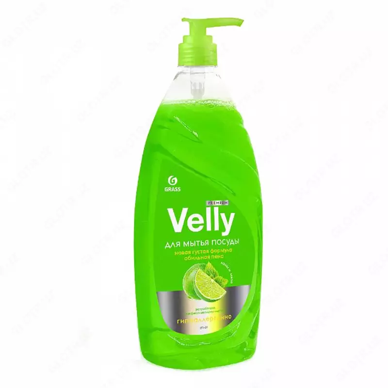 Чистящее средство для мытья посуды "Grass VELLY PREMIUM" 1000мл - от {0} сум