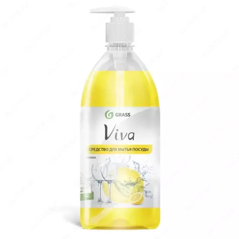 Средство для мытья посуды "Grass VIVA лимон" 1000мл