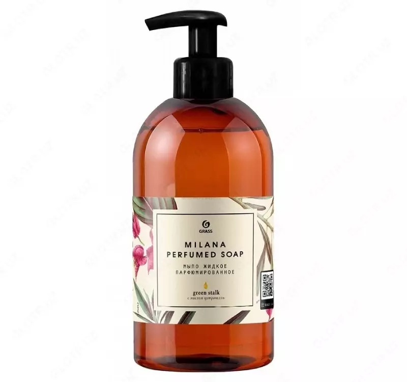 Qol sovuni geranium yogi bilan Grass MILANA GREEN STALK 300ml