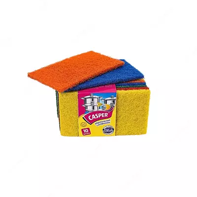 Универсальные абразивные губки-салфетки "Casper" 13х14 см