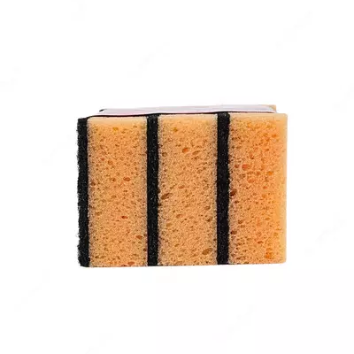 Универсальные двусторонние губки "Casper" XXL, поролон/абразив, 12х7х3 см, 3 шт. (Код - 374)