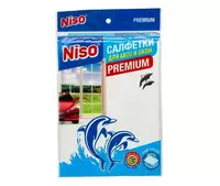 Универсальная салфетка (микрофибра 100%) "Niso" Дельфин Premium