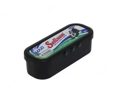 Губка для обуви (плотная) "Salixan" Maxi, пластиковый держатель, бесцветная (Код- 361)