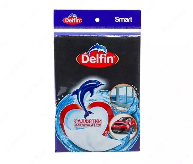 Universal mato (mikrofiber 100%) "Delfin" Smart Black
