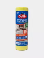 Универсальные рулонные салфетки (микрофибра) "Delfin" 20 х20 см