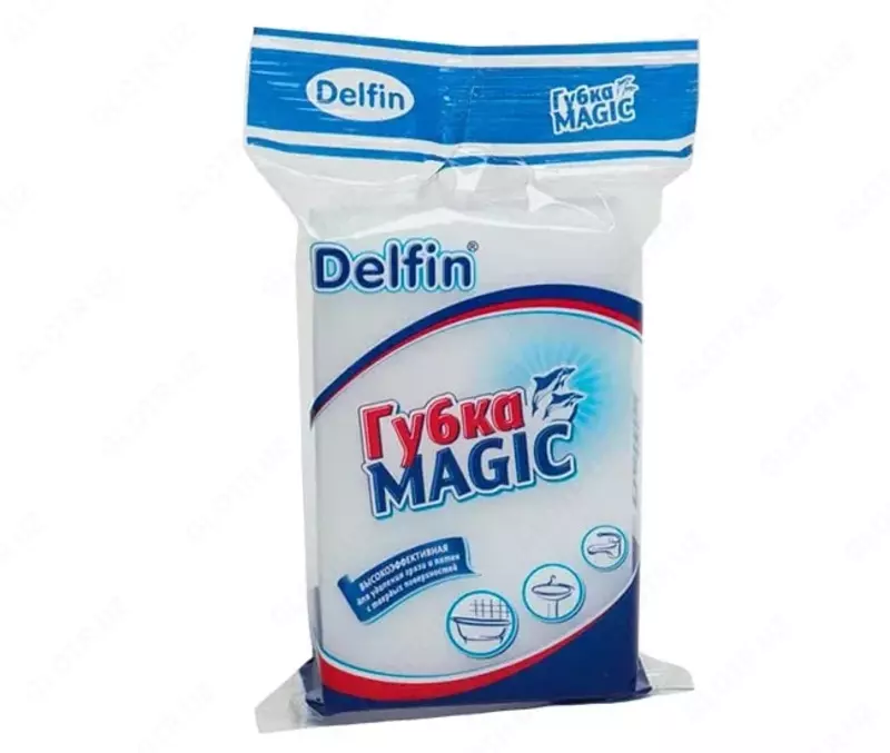 Меламиновая губка (чистящая) "Delfin" Magic