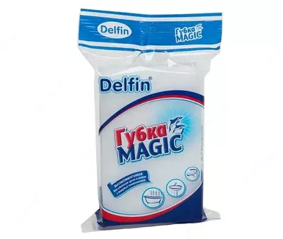 Меламиновая губка (чистящая) "Delfin" Magic