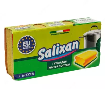 Универсальная двусторонняя губка (с фаской) "Salixan"