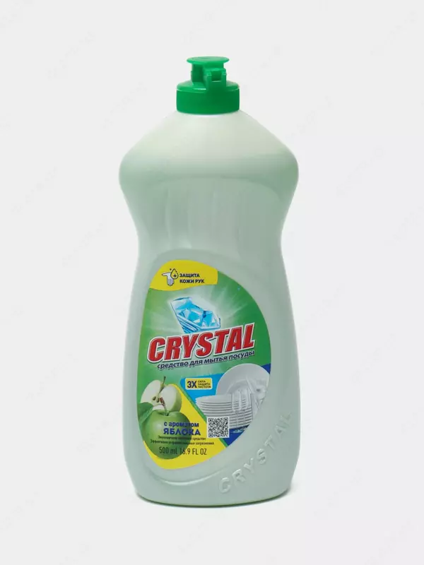 Гель для мытья посуды "Crystal" Яблоко