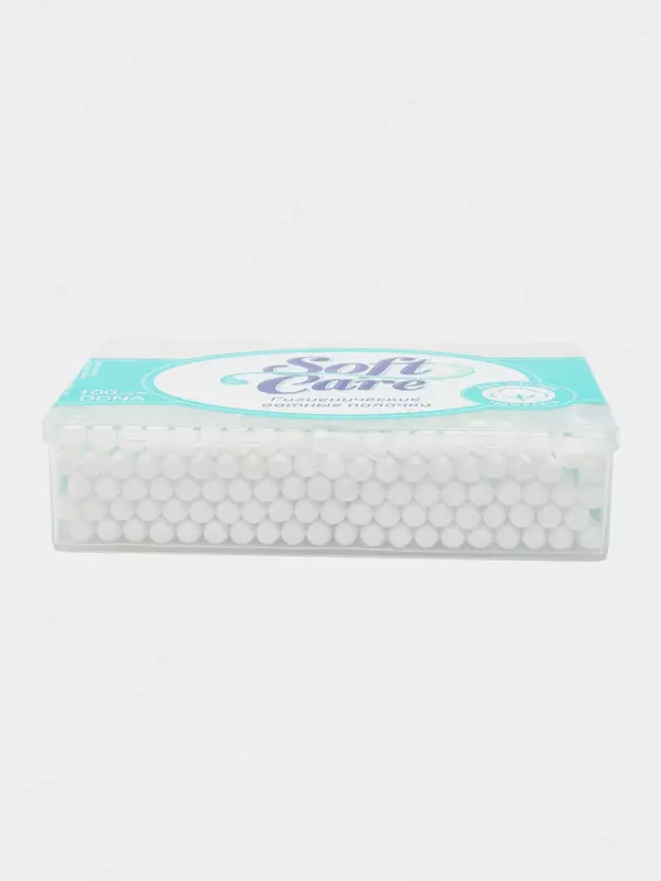 Ватные палочки (двусторонние) "Softcare" 100 шт
