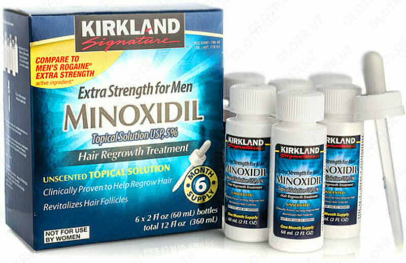 Миноксидил 5% Киркланд (Minoxidil) лосьоны для волос и бороды