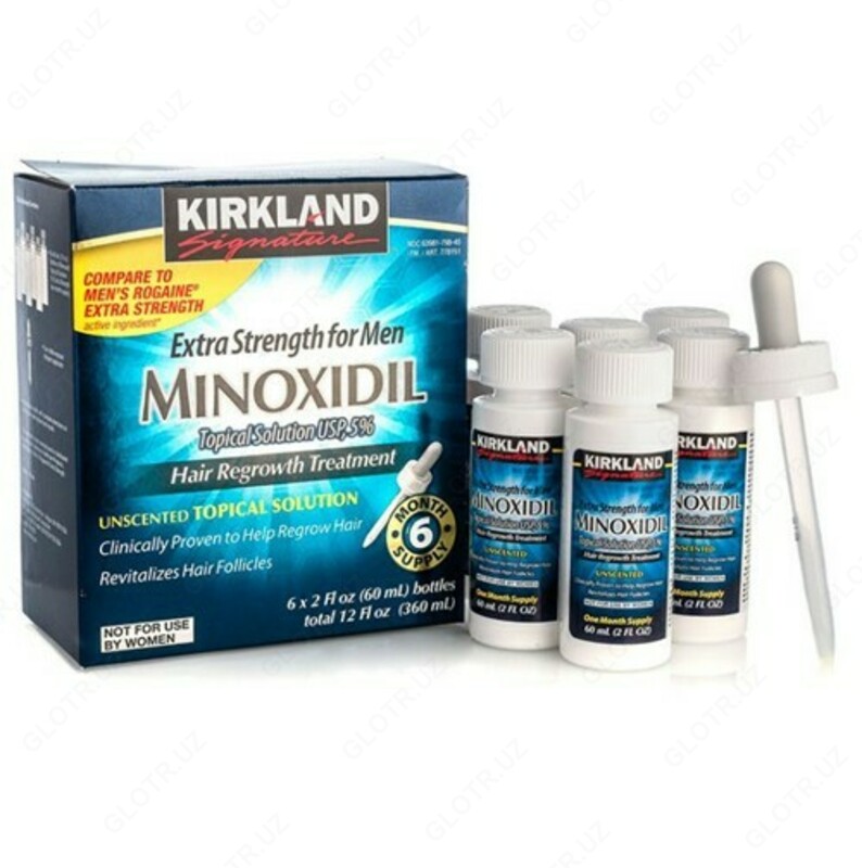 Миноксидил 5% Киркланд (Minoxidil) лосьоны для волос и бороды