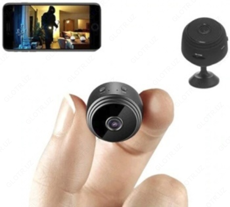  Smart Microcam A9 kamera / chaqaloq monitor / chaqaloq monitor / onlayn Wi -Fi kamera / ip Wi -Fi kamera / - 