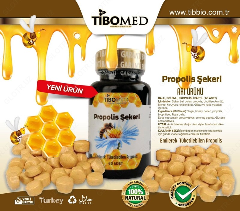 TIBBIO TIBOMED PROPOLIS КАПСУЛАЛАРИ