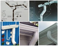 Водосточная система - коричневый ПЭ 8017