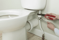 Работы по установке унитаза