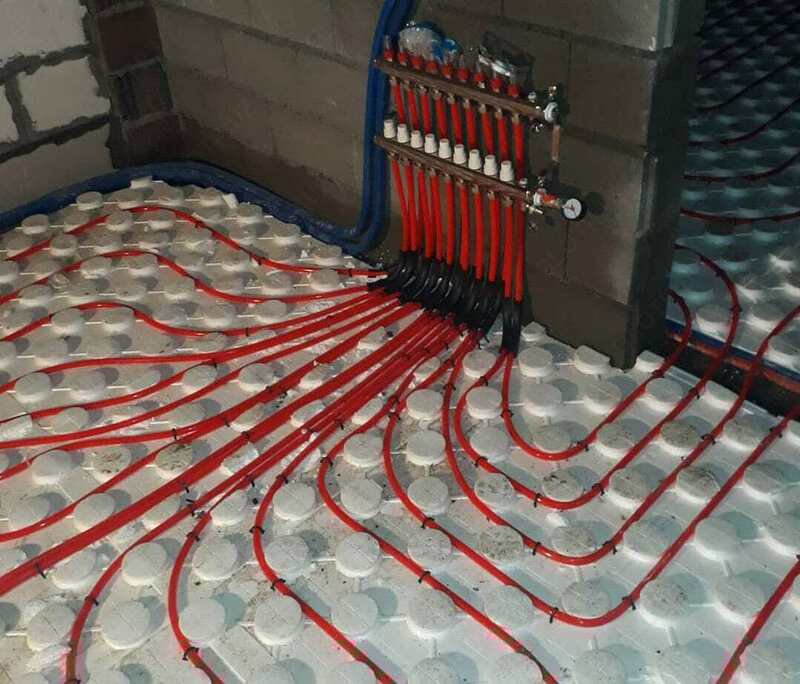 Работы по установке теплого пола