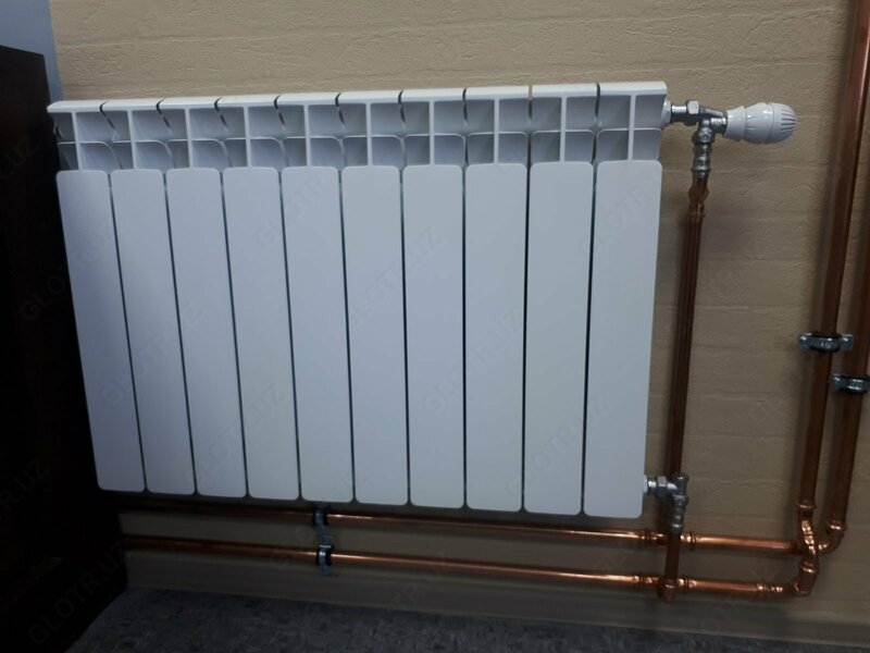 Работы по установке радиаторов
