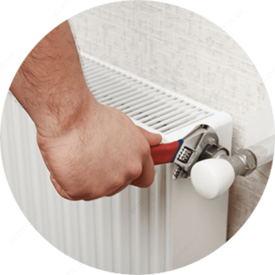 Работы по установке радиаторов - 350 000 сум