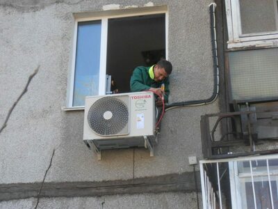 Работы по установке кондиционеров