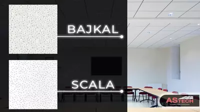 Подвесные потолки - Армстронг Минеральное волокно Скала - 83 386.7 сум / кв.м