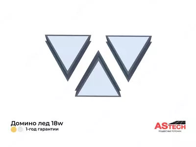 Led треугольник для грильято 160*160*1600 18watt
