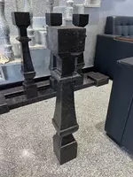 Полированные квадратные балясины из гранита Black Diamond Только в розницу