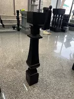 Полированные квадратные балясины из гранита Black Diamond OOO "Tiancheng stone group"