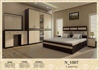 Спальный гарнитур N_1007 5_венге+белый - от 4 801 272 сум