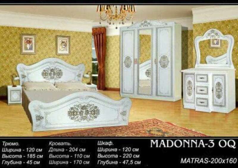 MADONNA-3 OQ yotoq xonasi to'plami