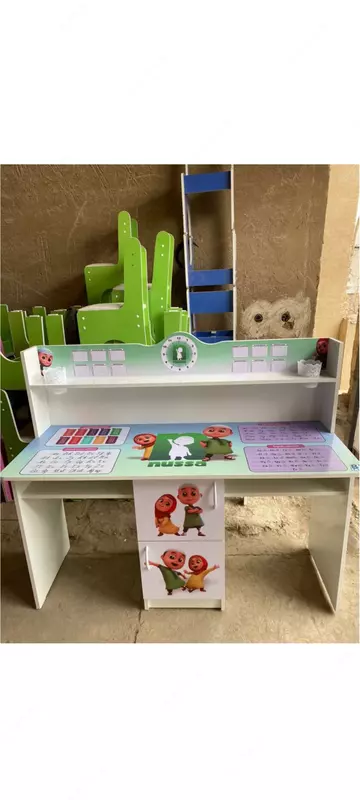 Письменный стол детский двухместный