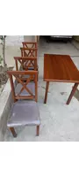 Обеденный стол со стульями (деревянный) - 2 200 000 сум