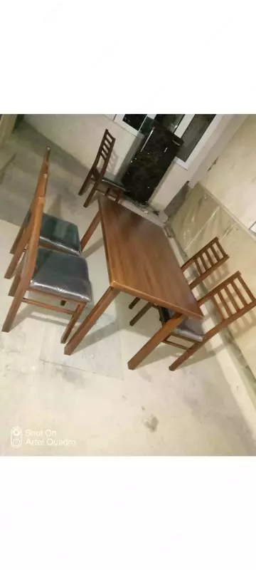 Комплект обеденного стола со стульями - 3 500 000 сум