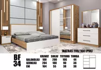 Yotoqxona to'plami (+matras va yig'ish hizmati)