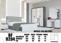 Yotoqxona to'plami (+matras va yig'ish hizmati) - Yotoqxona garnituralari