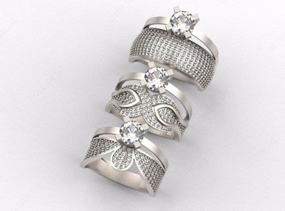 Серебряные кольца (002) - от 30 000 сум / грамм