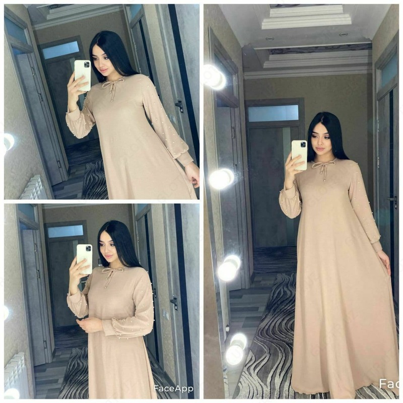 Платье бежевое - 140 000 сум