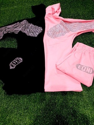 Турецкая двойка чёрно-розовая