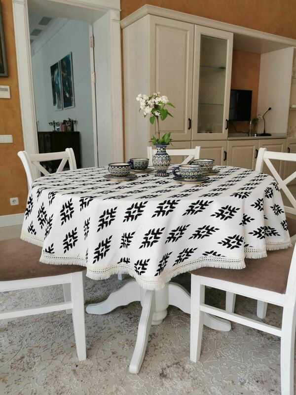 Скатерти в национальном стиле из хлопка Скатерти