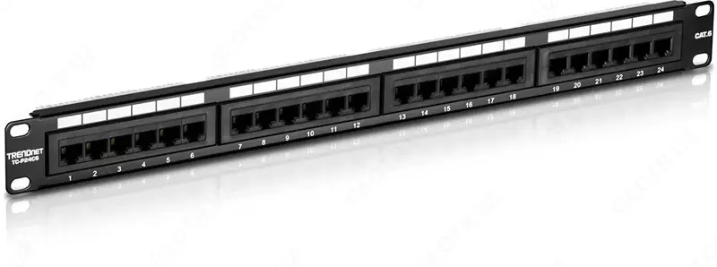 Патч-панель  Patch panel 24 port UTP Cat 6