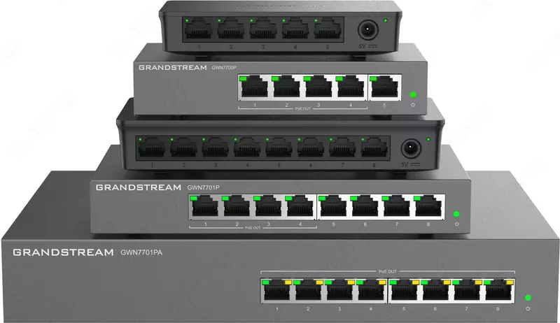 GWN7701PA L2 PoE коммутатор Grandstream