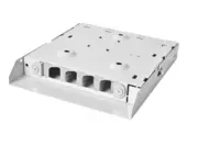 Металлический настенный бокс 4 порта