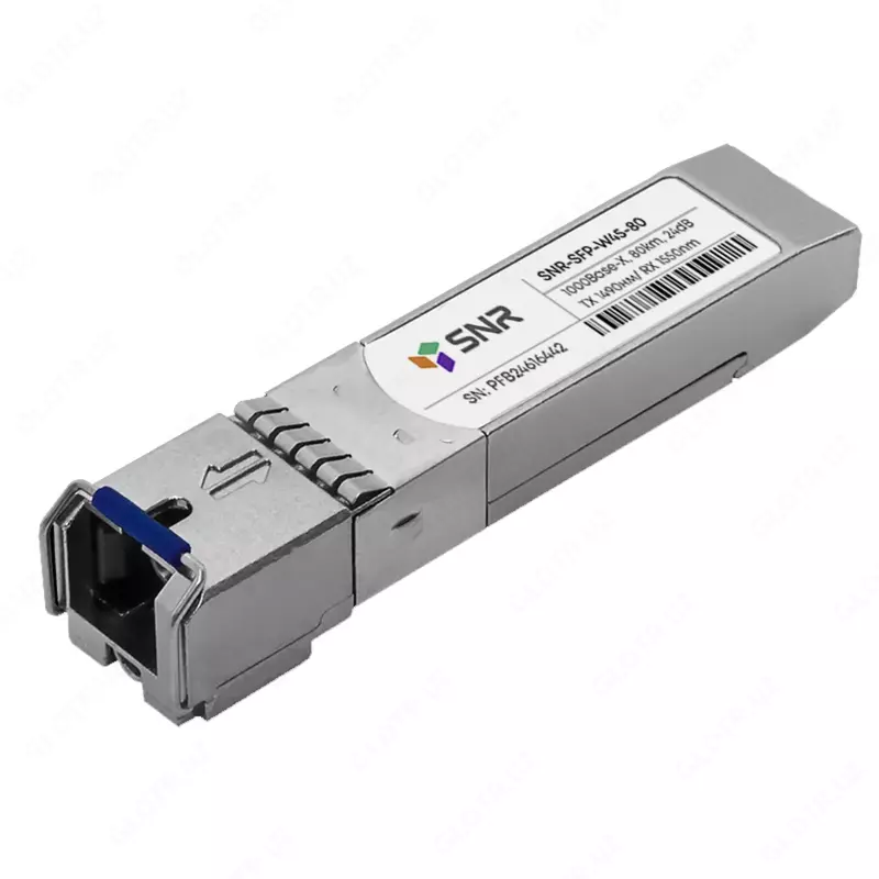 Модуль SFP WDM  дальность до 80км (24dB)  1490/1550нм