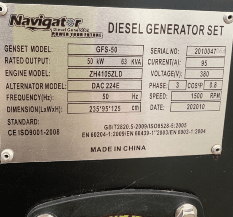  Generator 50 kVt - 