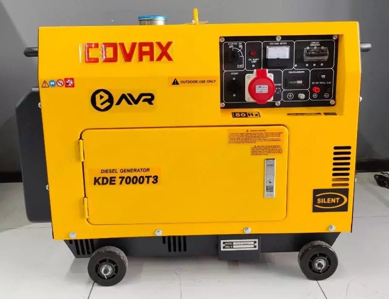 Генератор дизельный COVAX KDE 7000 T3 - по запросу