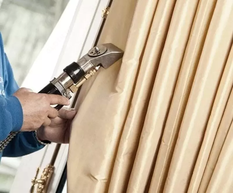 Химчистка штор под заказ