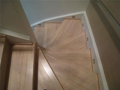 Облицовочный материал "Таркетт" для декора лестницы