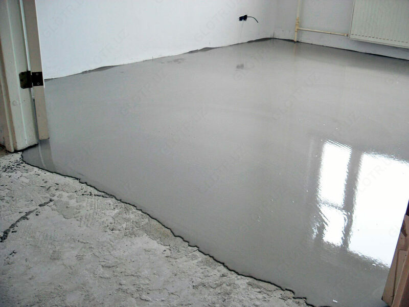 Установка наливных полов в магазинах