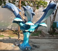 Скульптура "Дельфины на волнах" - 13 203 498 сум